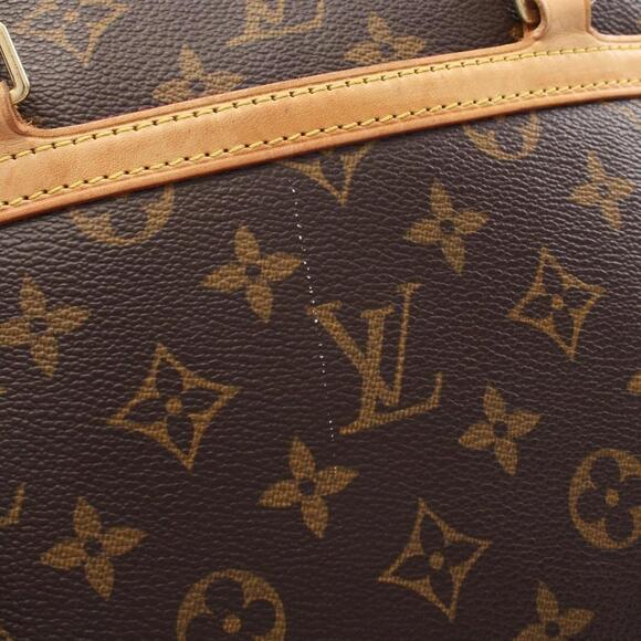 LOUIS VUITTON Brown Monogram Leather Shoulder Bag - Picture 8 of 11